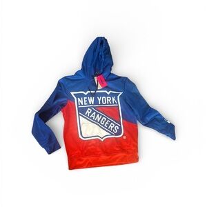 Kids New York Rangers Hoodie - Blue and Red
